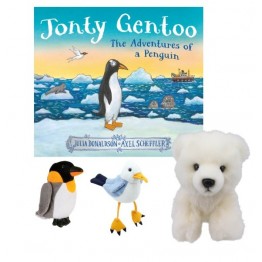 Jonty Gentoo Book and Puppet Set 