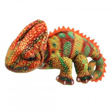Little Creatures - Orange Chameleon Finger Puppet 