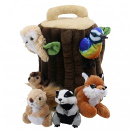Tree House Finger Puppet Play Set