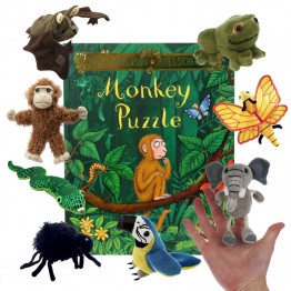 Monkey Puzzle Book with Finger Puppets