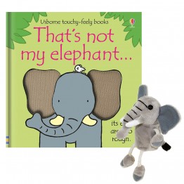 That's Not My Elephant Book and Finger Puppet Set