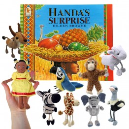 Handa's Surprise Book with Finger Puppets
