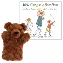 We're Going On A Bear Hunt Book with Puppet