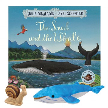 Snail in the Whale Book with Puppets