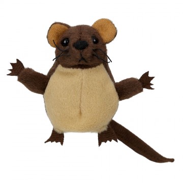 Brown Mouse Finger Puppet