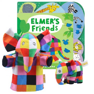 Elmer's Friends and My First Elmer Puppet and Elmer Finger Puppet