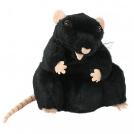 European Black Rat Glove Puppet