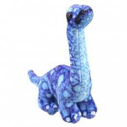 Dinosaur Finger Puppet: Brontosaurus (Blue)
