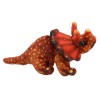 Dinosaur Finger Puppet: Triceratops (Orange)