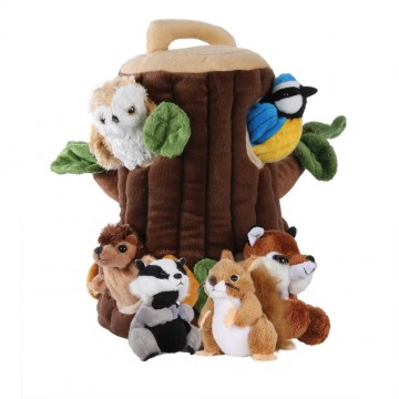 Tree House Finger Puppet Play Set