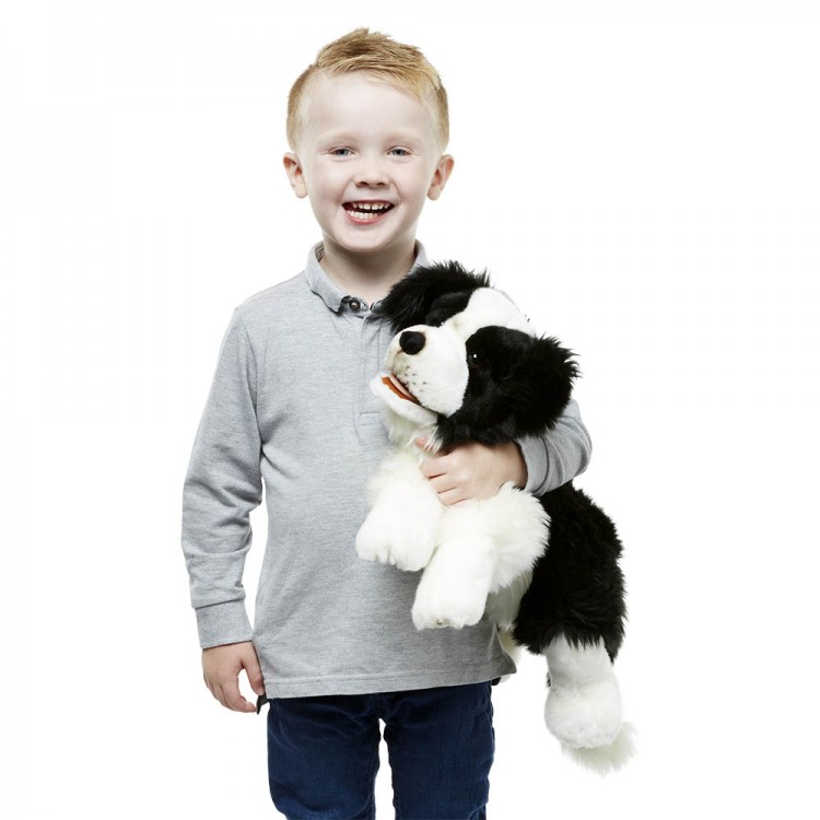 The Puppet Company Playful Puppies Border Collie Hand Puppet 