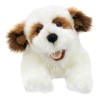 Brown & White Dog Puppet - Playful Puppy