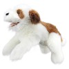 Brown & White Dog Puppet - Playful Puppy