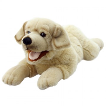 Yellow Labrador Puppet - Playful Puppy
