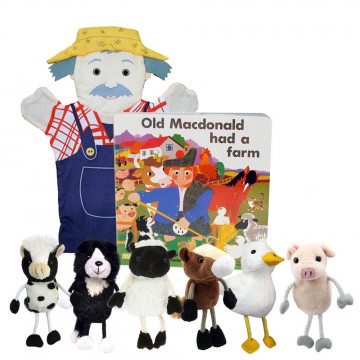 Old Macdonald Book with Puppets