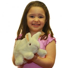 White Rabbit Glove Puppet