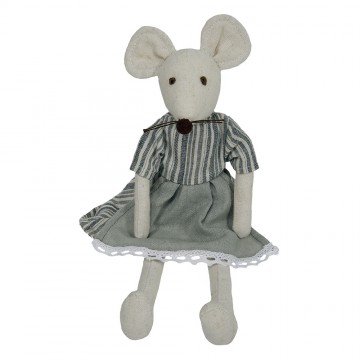 Mouse  - Girl -  Wilberry Linen Soft Toy